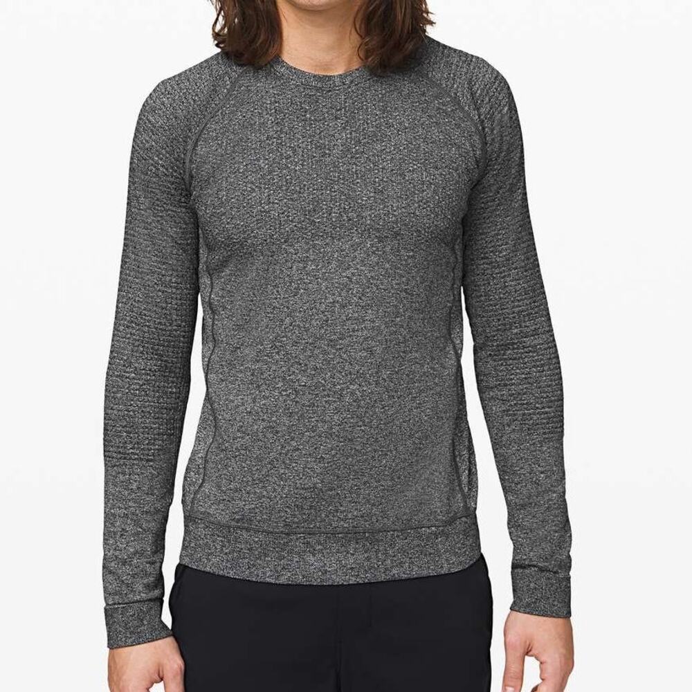 LULULEMON Men's Engineered Warmth Shirt MEDIUM Long Sleeve Training Top